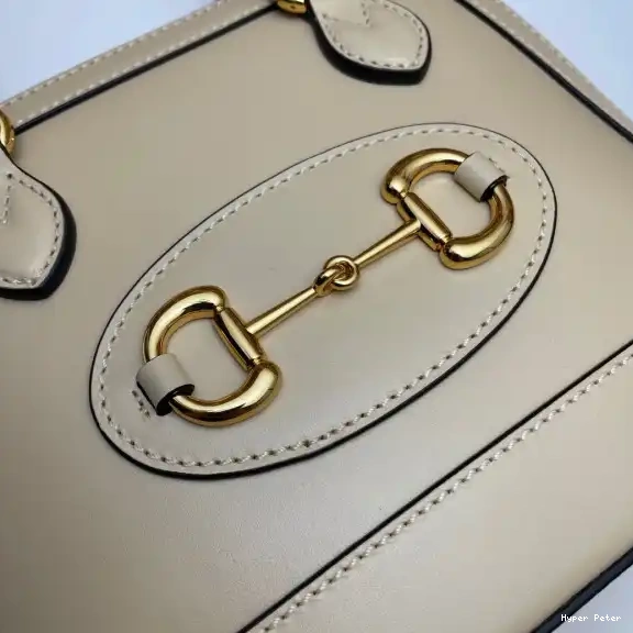 Hyper Peter Gucci handle mini 1955 Horsebit top bag 0624